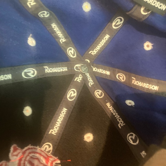 Red White Blue fitted ball cap. - Picture 9 of 11